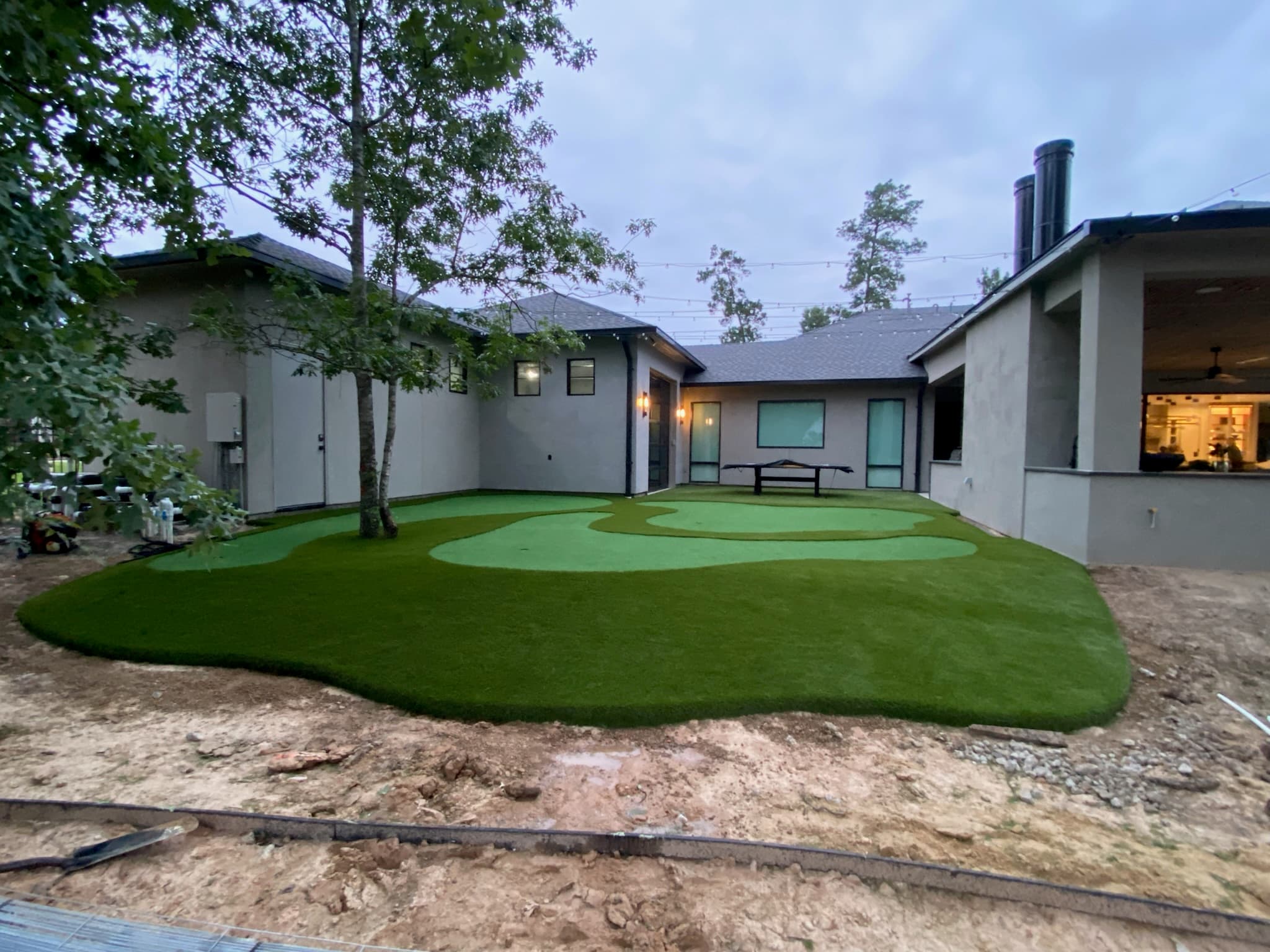 Beautiful artificial grass lawn in Houston by Home Turf Houston