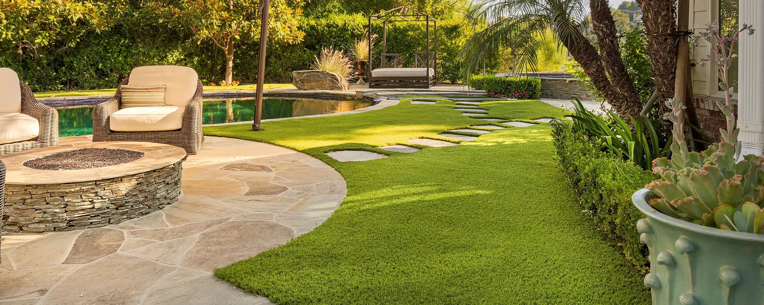 Front yard turf transformation in Houston